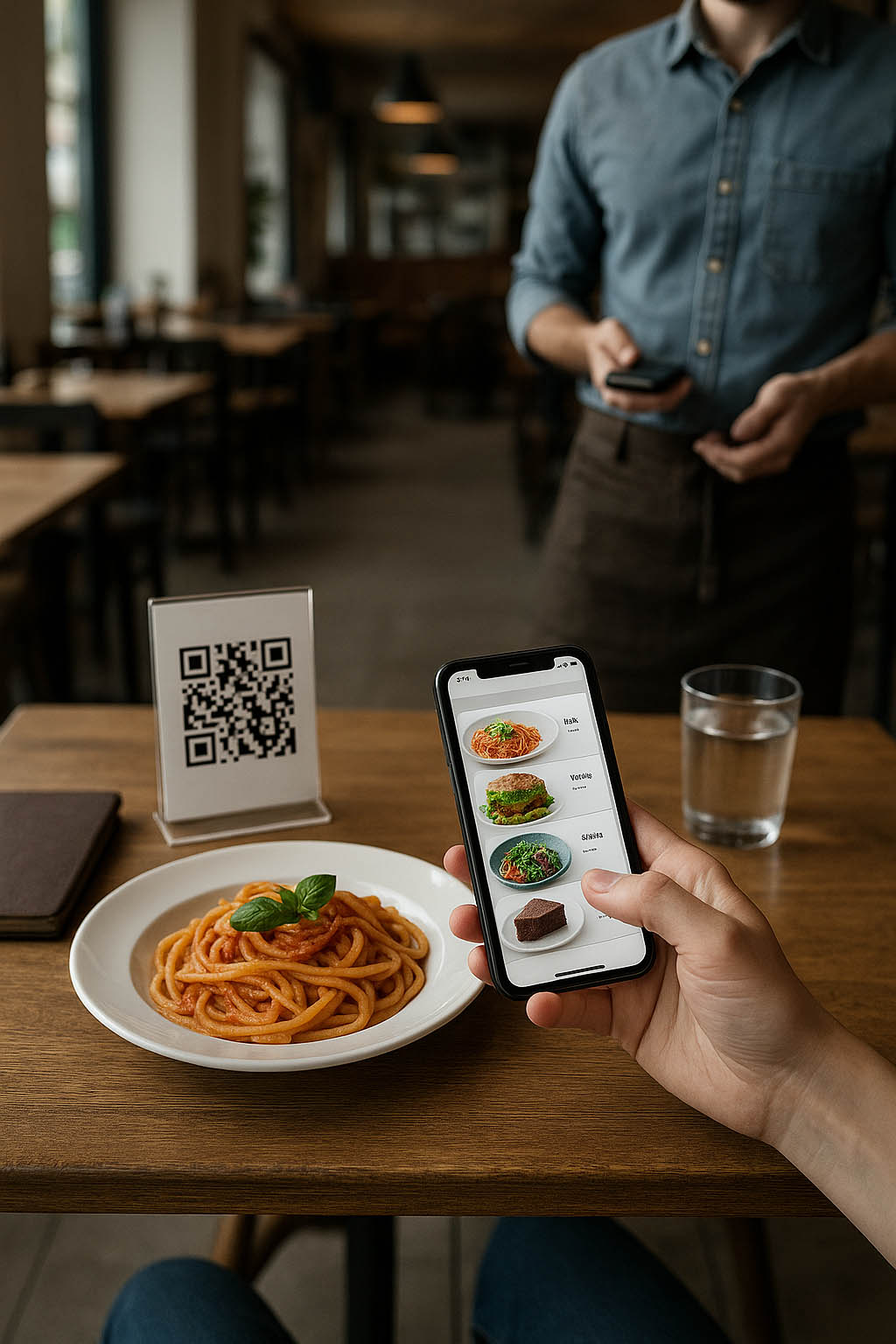 Müşteri QR Menü Kullanımı